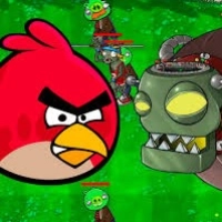 Angry Birds Luchando Contra Zombies