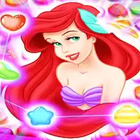 Ariel The Little Mermaid Match 3 Puzzle