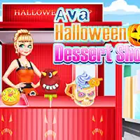 Ava ハロウィン デザート ショップ ゲームのスクリーンショット