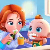 Jogo De Bons Hábitos Para Bebês captura de tela do jogo