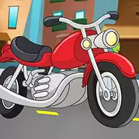 cartoon_motorbike_jigsaw Spil