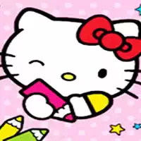 Colorea Y Pinta Por Números Con Hello Kitty