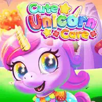 Îngrijire Unicorn Drăguț captură de ecran a jocului