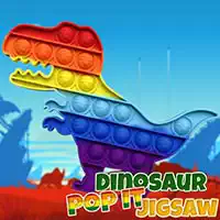 Dinozaur Pop It Jigsaw