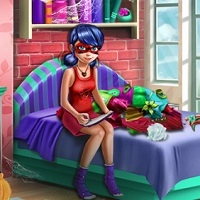 dotted_girl_highschool_room ເກມ