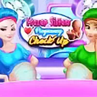 Frozen sisters Pregnancy checkup