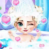Ice Queen Elsa Baby Bath
