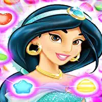 Jasmine Aladdin Match 3 Puzzle