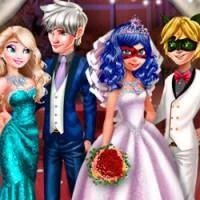 ladybug_wedding_royal_guests თამაშები