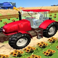 Moderner Traktor-Landwirtschafts-Simulator: Dreschmaschinenspiele