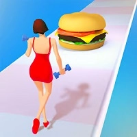 Corsa Delle Calorie Delle Ragazze Muscolose