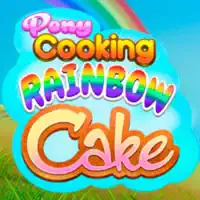pony_cooking_rainbow_cake Խաղեր