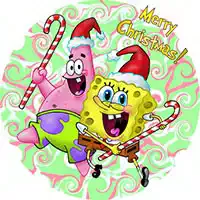Vánoční Puzzle Spongebob