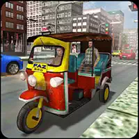 Tuk Tuk Auto Rickshaw Վարորդ՝ Tuk Tuk Taxi Driving