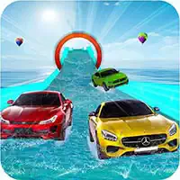 water_slide_car_stunt_racing_game_3d গেমস