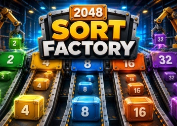 2048 ソート ファクトリー ゲームのスクリーンショット