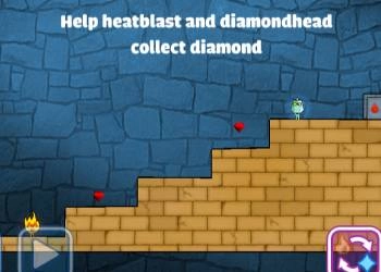 Aventurat E Diamantit Dhe Zjarrfikësit pamje nga ekrani i lojës