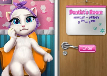 آنجلا واقعی دندانپزشک اسکرین شات بازی