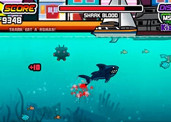 Angry Shark Online captura de tela do jogo