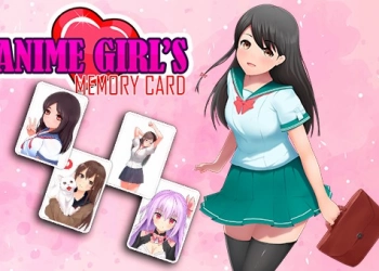 Paměťová Karta Anime Girls snímek obrazovky hry
