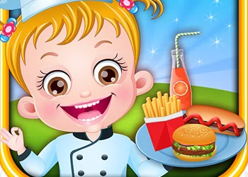Baby Hazel Food Truck schermafbeelding van het spel
