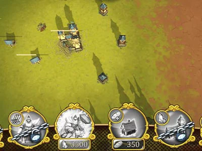 Gevechtstorens schermafbeelding van het spel