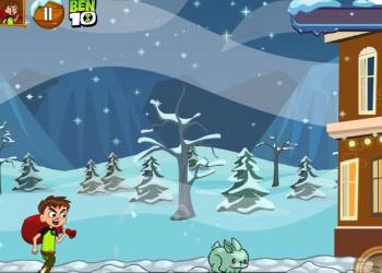 Ben 10: Świąteczny Bieg zrzut ekranu gry