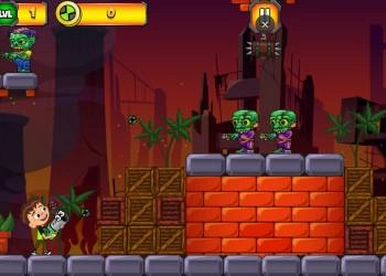 Ben 10 Zombis captura de pantalla del juego