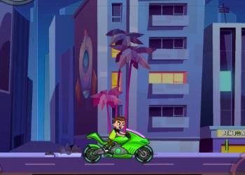 Cursa De Motociclete A Lui Ben 10 captură de ecran a jocului