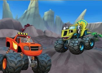 Blaze Et Les Monster Machines : Foncez Dans La Vallée De Dino capture d'écran du jeu