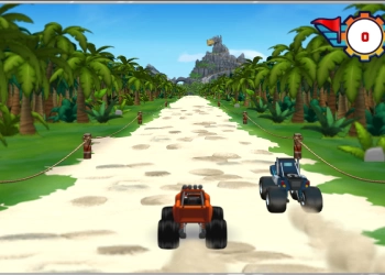 Blaze : Course De L'île Du Dragon capture d'écran du jeu