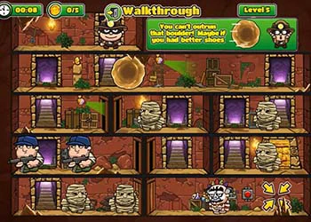 Bob De Rover 5: Het Tempelavontuur schermafbeelding van het spel