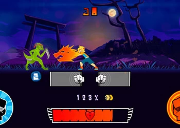 Bokszharcos Árnyékcsata játék képernyőképe