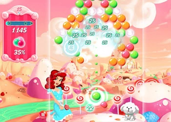 Candy Bubble skærmbillede af spillet