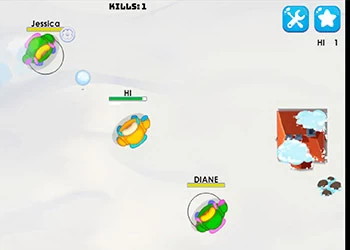 Kapten Snowball mängu ekraanipilt