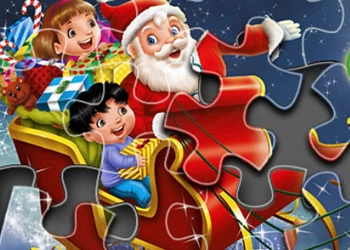 Puzzle E Krishtlindjeve pamje nga ekrani i lojës