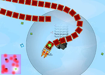 Trens De Natal captura de tela do jogo