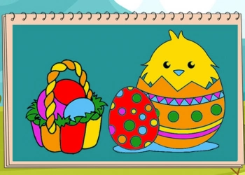 Libro Para Colorear De Pascua captura de pantalla del juego