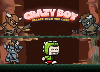 Crazy Boy Escape From Cave თამაშის სკრინშოტი