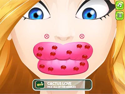 प्यारा होंठ प्लास्टिक सर्जरी खेल का स्क्रीनशॉट