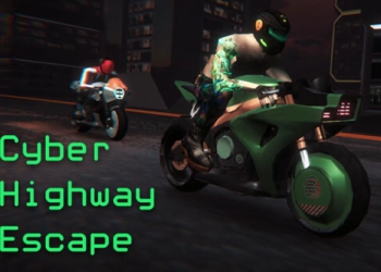 Cyber Highway Escape játék képernyőképe