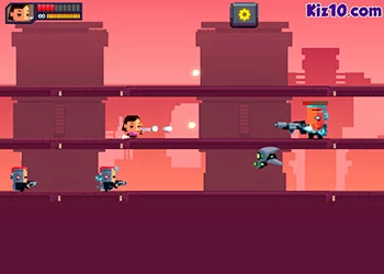 Matador De Ciborgues captura de tela do jogo