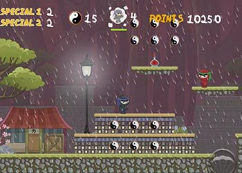 Temný Ninja snímek obrazovky hry