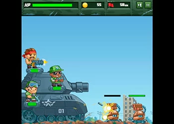 Defender El Tanque captura de pantalla del juego