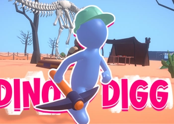 Dino Digg schermafbeelding van het spel