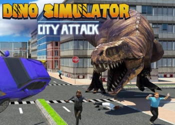 Dino Simulator City Attack тоглоомын дэлгэцийн агшин