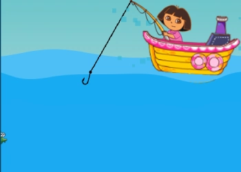 Dora And Fishing game screenshot