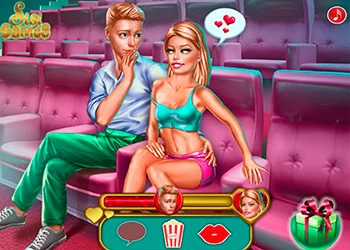 Ellie Cinema Flirting pamje nga ekrani i lojës
