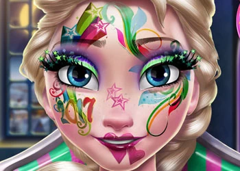 Maquillage Nouvel An Elsa capture d'écran du jeu