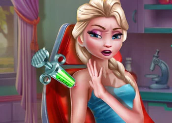 Elsa Vaccines Injekció játék képernyőképe